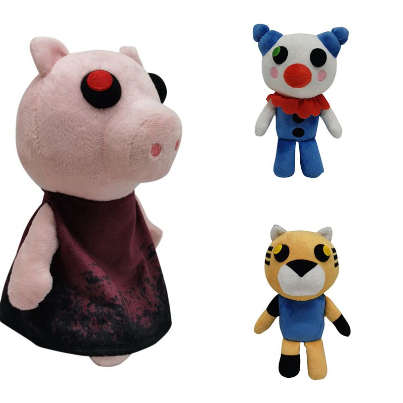 20cm Cute Roblox Piggy Stuffed Toys Cartoon Animals Piggy Tiger Plush ...
