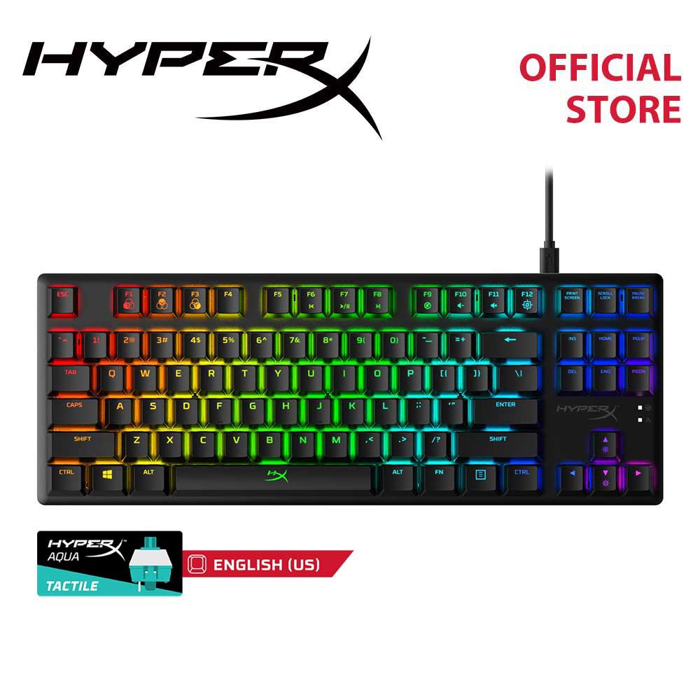 HyperX Alloy Origin Core Tenkeyless Mechanical Gaming Keyboard Aqua ...