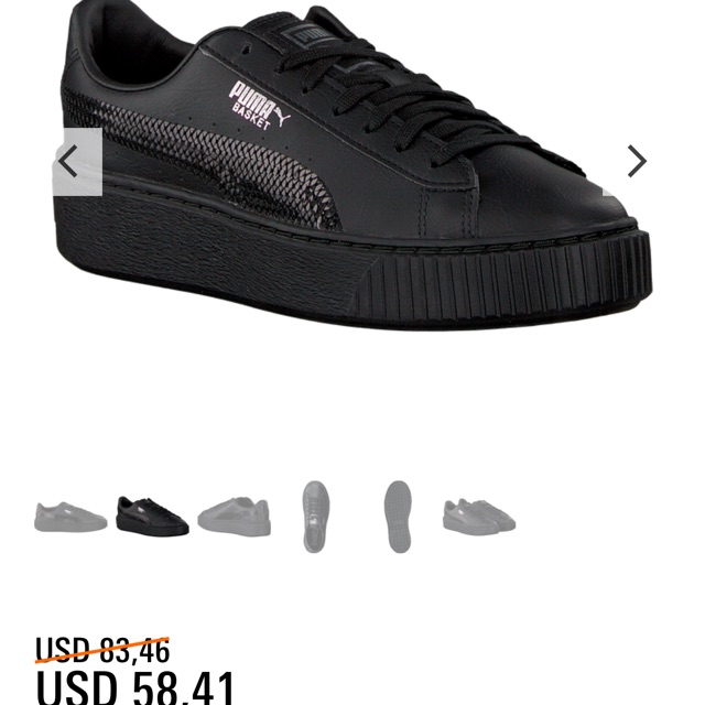 puma basket heart bling jr