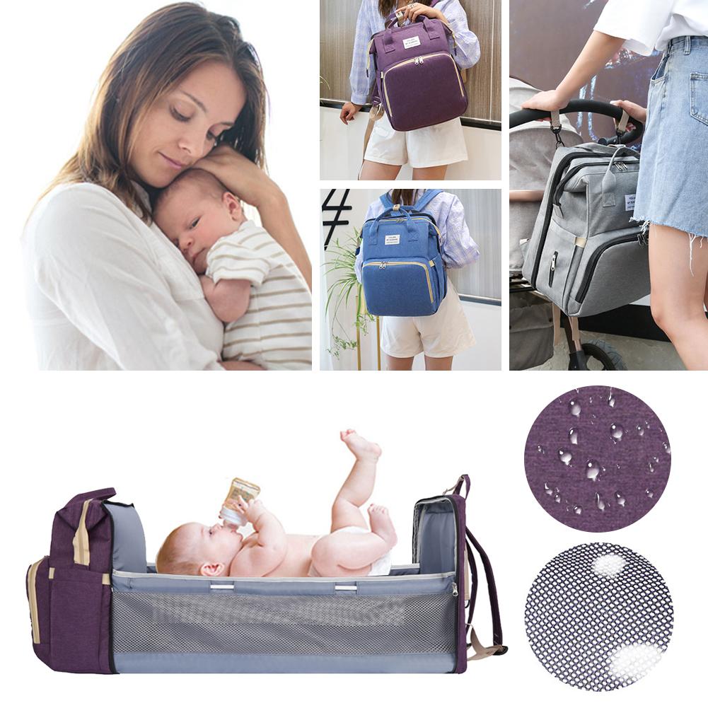 baby bag with changing table