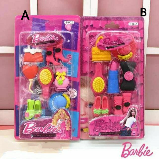 Barbie doll princess eraser(7 pcs) | Shopee Philippines
