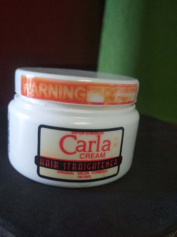 carla hair straightening cream