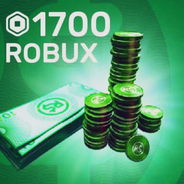 1700 Robux For Roblox Game Shopee Philippines - robux money