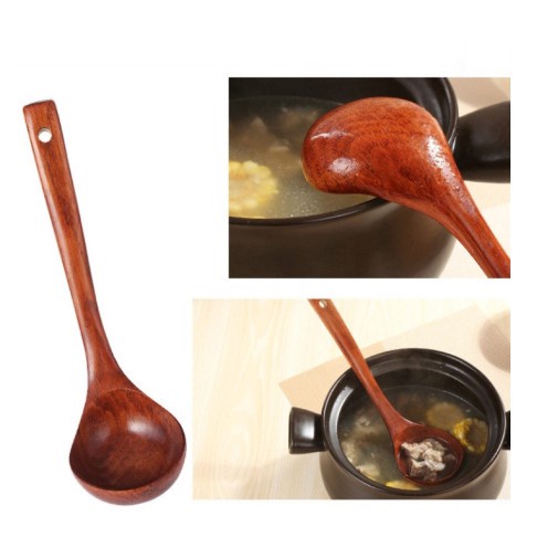 4-item kitchenwares Wooden Spatula Wooden sandok Rice Paddle Wooden Spoon Paddle Cooking Tool Aikea