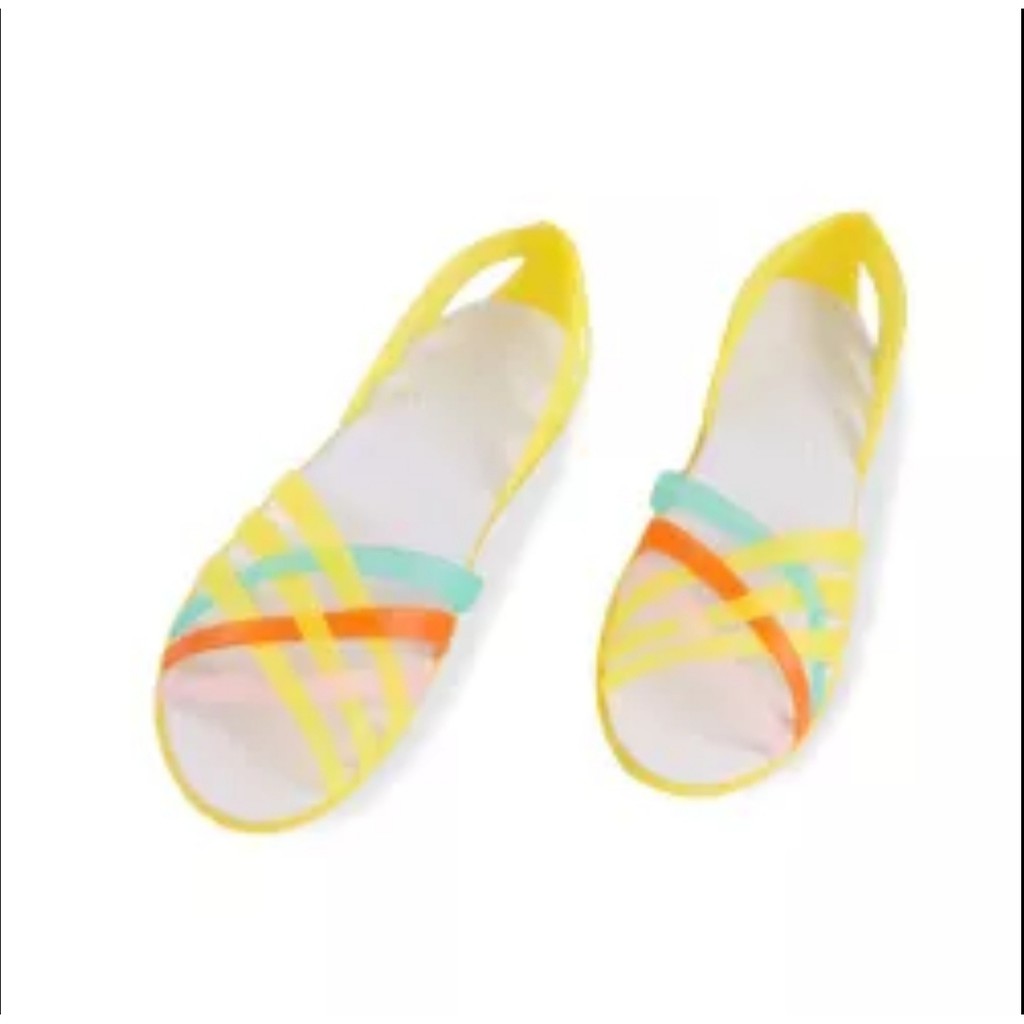 yellow jelly sandals womens