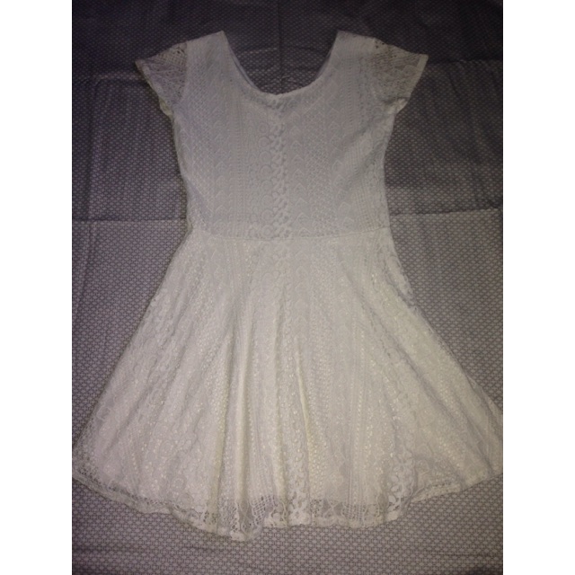 casual off white dress