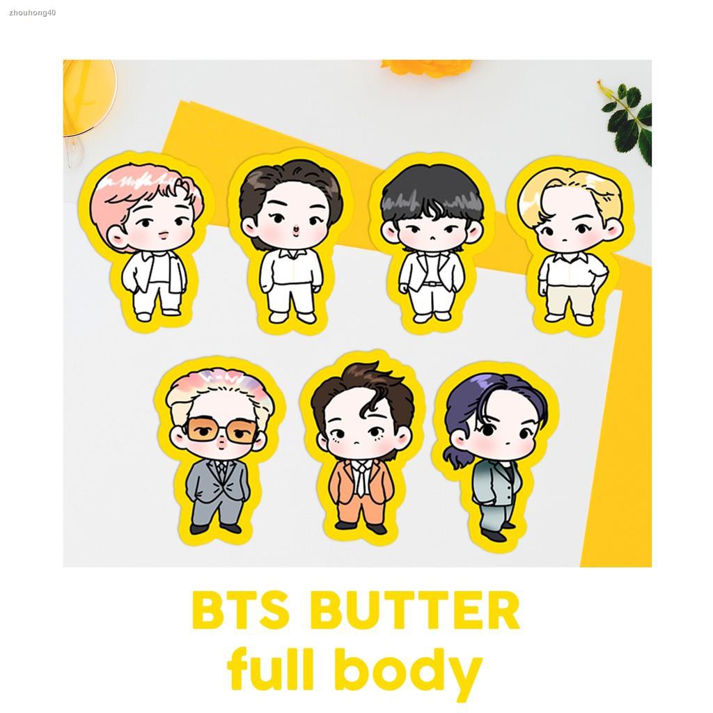 bts butter sticker pack art print bangtan army rm jin suga jimin stickers planner v jungkook jhop shopee philippines