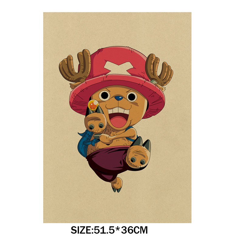 One Piece Chopper Wallpaper Art Poster Size 51 5 36cm Shopee Philippines