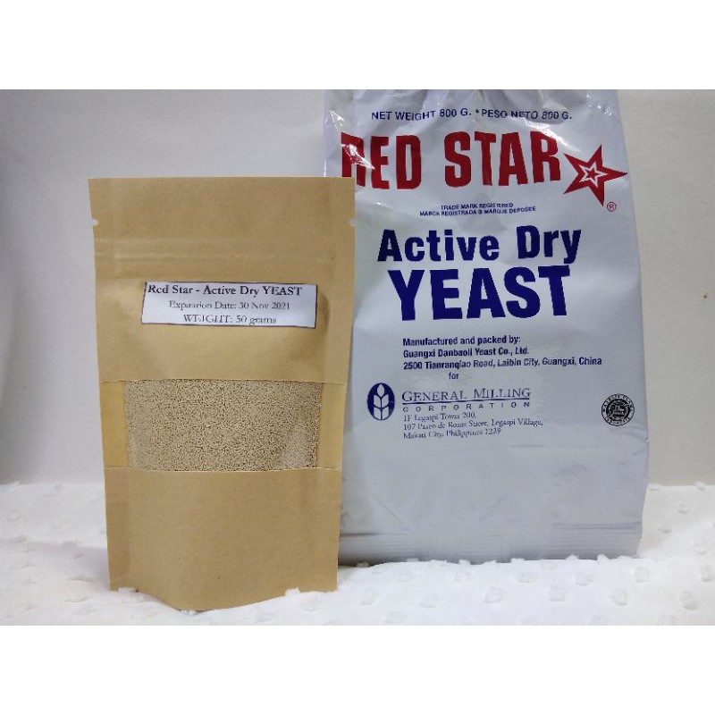 Baking Red Star Active Dry Yeast 50g And 25g Ed June 2023 Shopee Philippines 6593