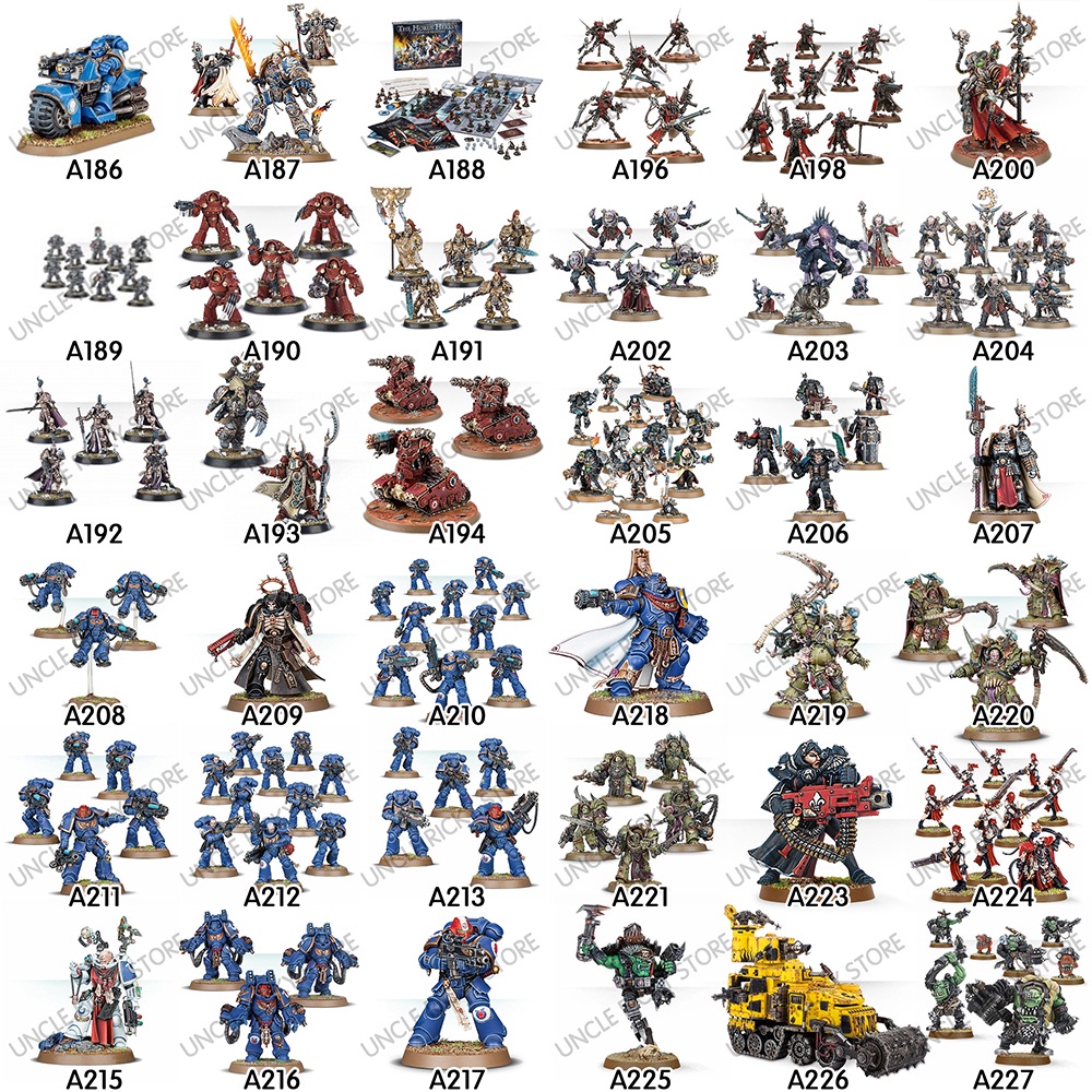 unpainted 40k warhammer miniatures recast resin figures kit space ...