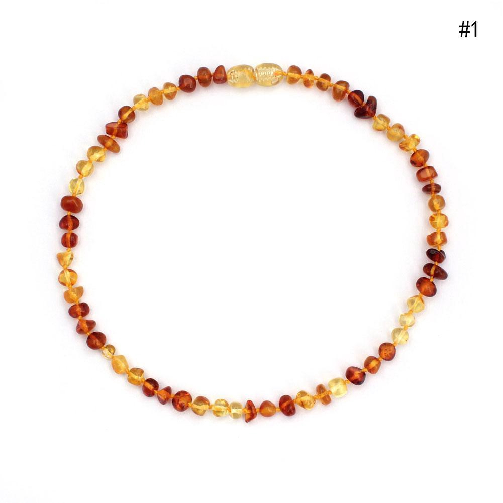 real baltic amber teething necklace