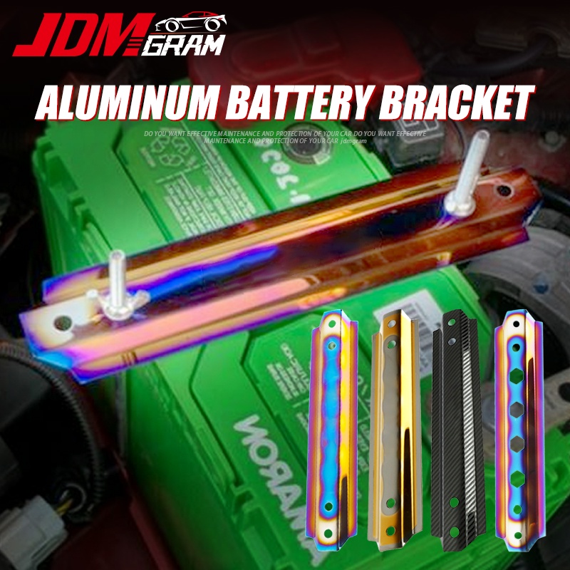 Carbon Fiber Car Battery Holder Bracket Universal Auto Batteries Tie