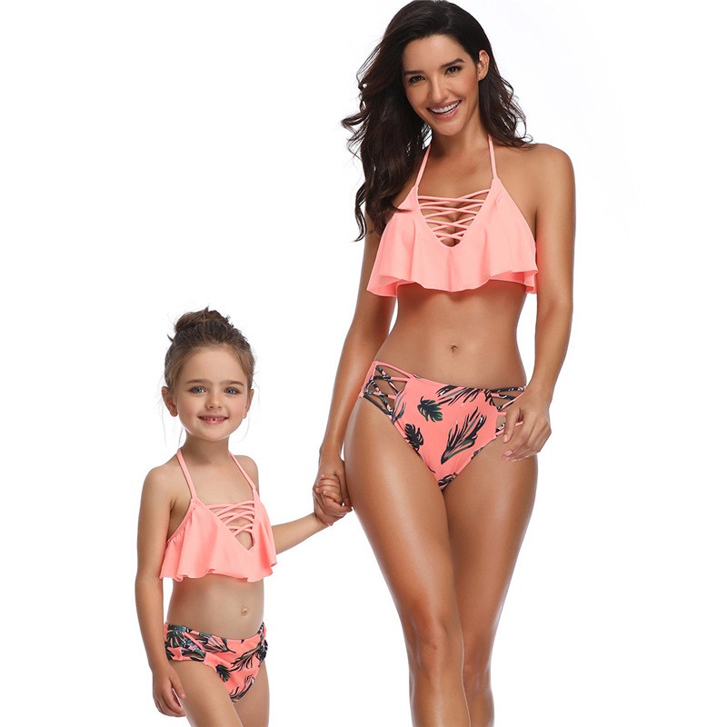 Fashion Model Bikini Swimsuit Beach Wearing Kids Swimsuits Shopee Philippines