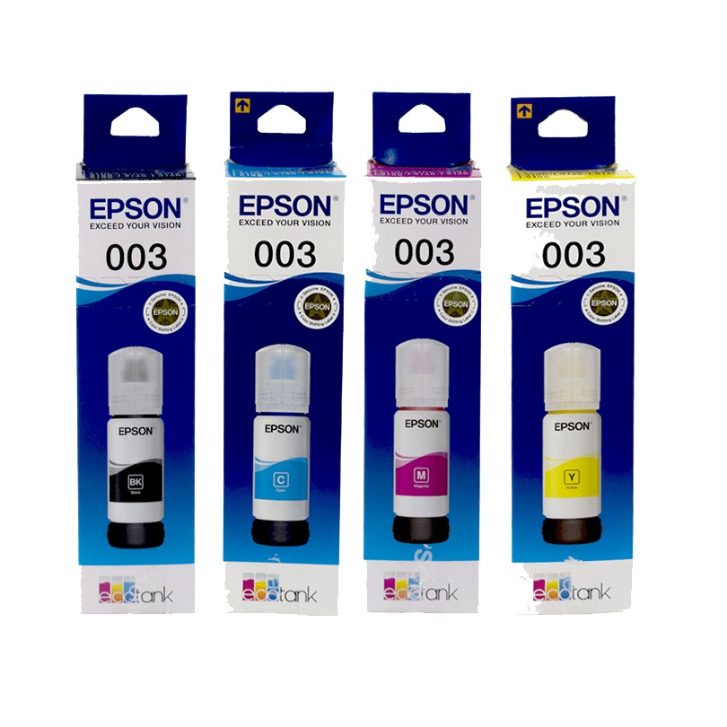Epson Genuine Ink Refill 003 Cm Y Bk 65ml Shopee Philippines 6679