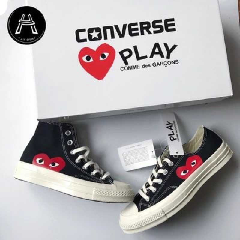 Good Item Hot Sale】OEM Converse CDG Rei Kawakubo PLAY Love Joint 1970S Low Top Canvas Women A | Shopee Philippines