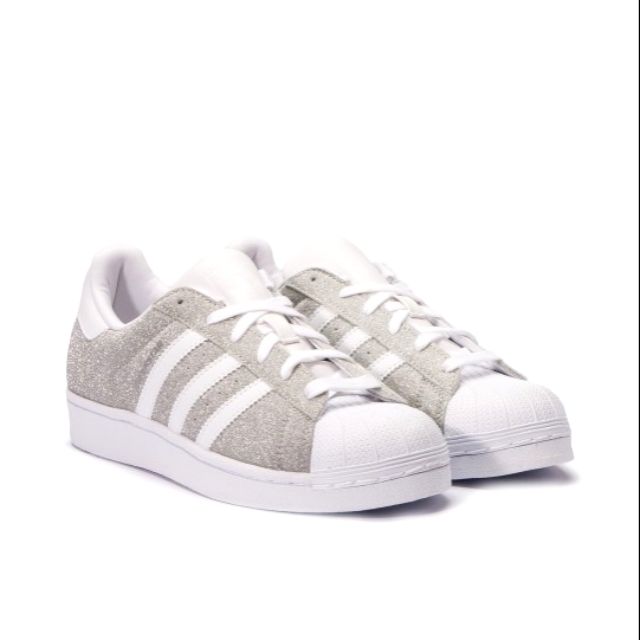 adidas superstar silver glitter