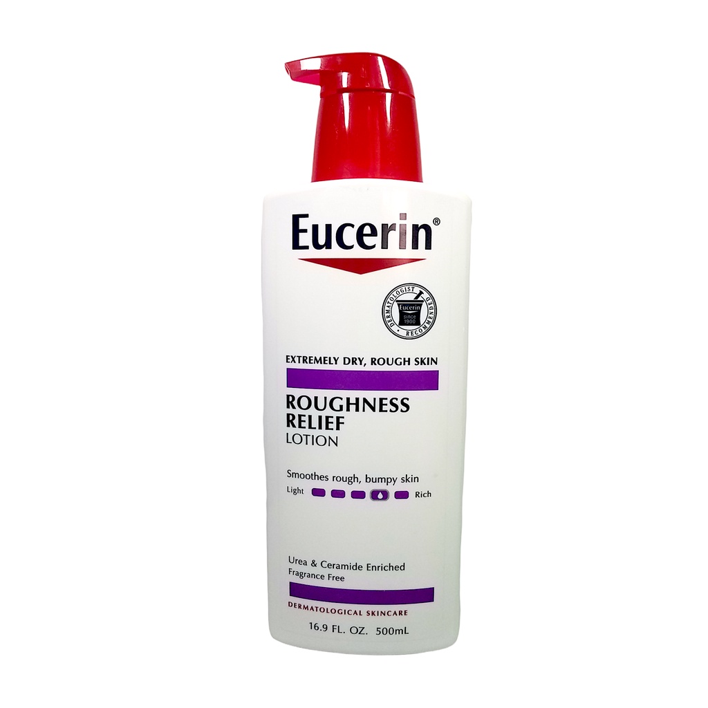 Eucerin Roughness Relief Lotion for Extremely Dry, Rough Skin w/ Urea