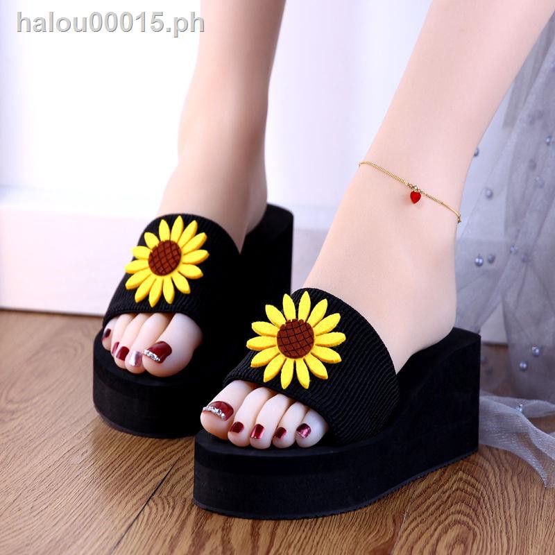 sunflower flip flops