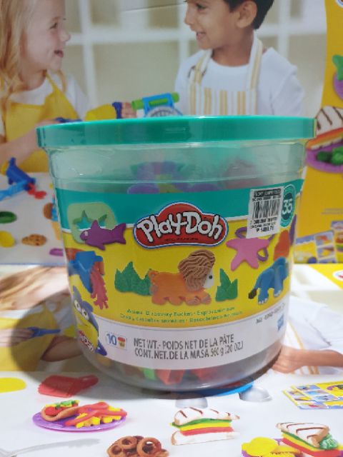 play doh animal bucket