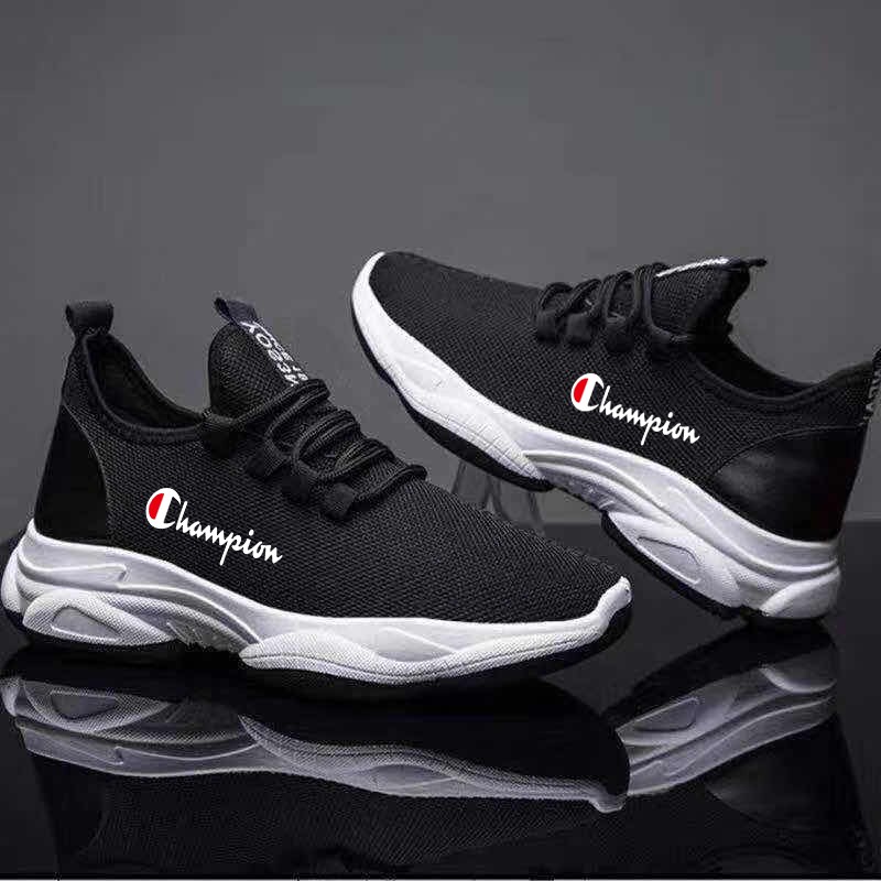 champion black running shoes