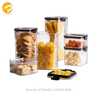 Sealed Storage Container Storage Jar With Lid Air Tight Kitchen Food Storage Tank420/700/1300/1800ML