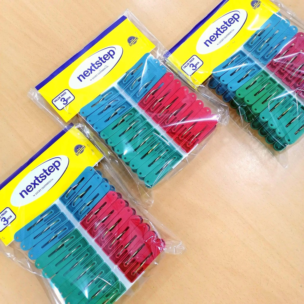 J&C Basics Laundry Clothes Pins Spring Clips Pin Sipit Cloth Ipit ...