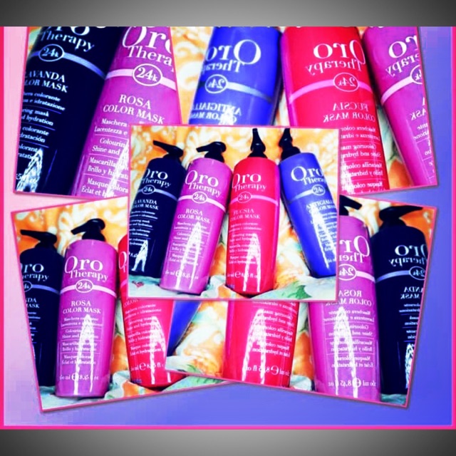 Oro THERAPY FANOLA HAIR Color mask HAIR mask ITALY ORIGINAL Color