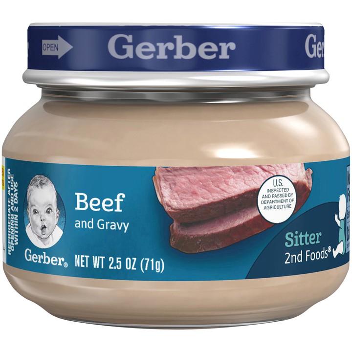 gerber meat baby food