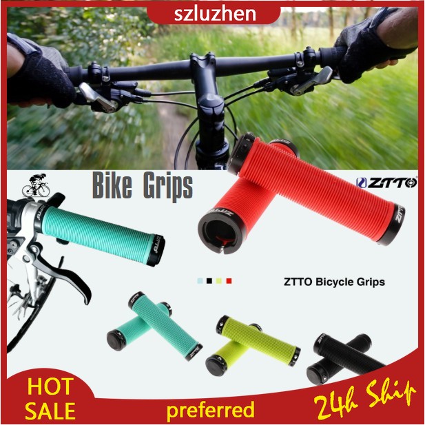 2pcs Bicycle Handle bar Grips Cover Bike Silicone Anti-slip Handlebar Soft Grip√ 