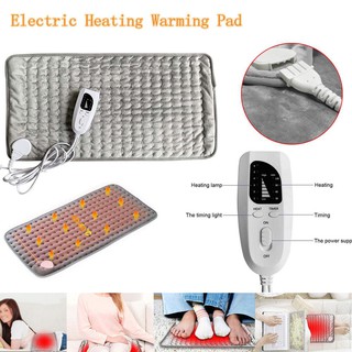 6-Level Electric Heating Warming Pad Heat Therapy Mat Body Pain Relief Mat Timer #1