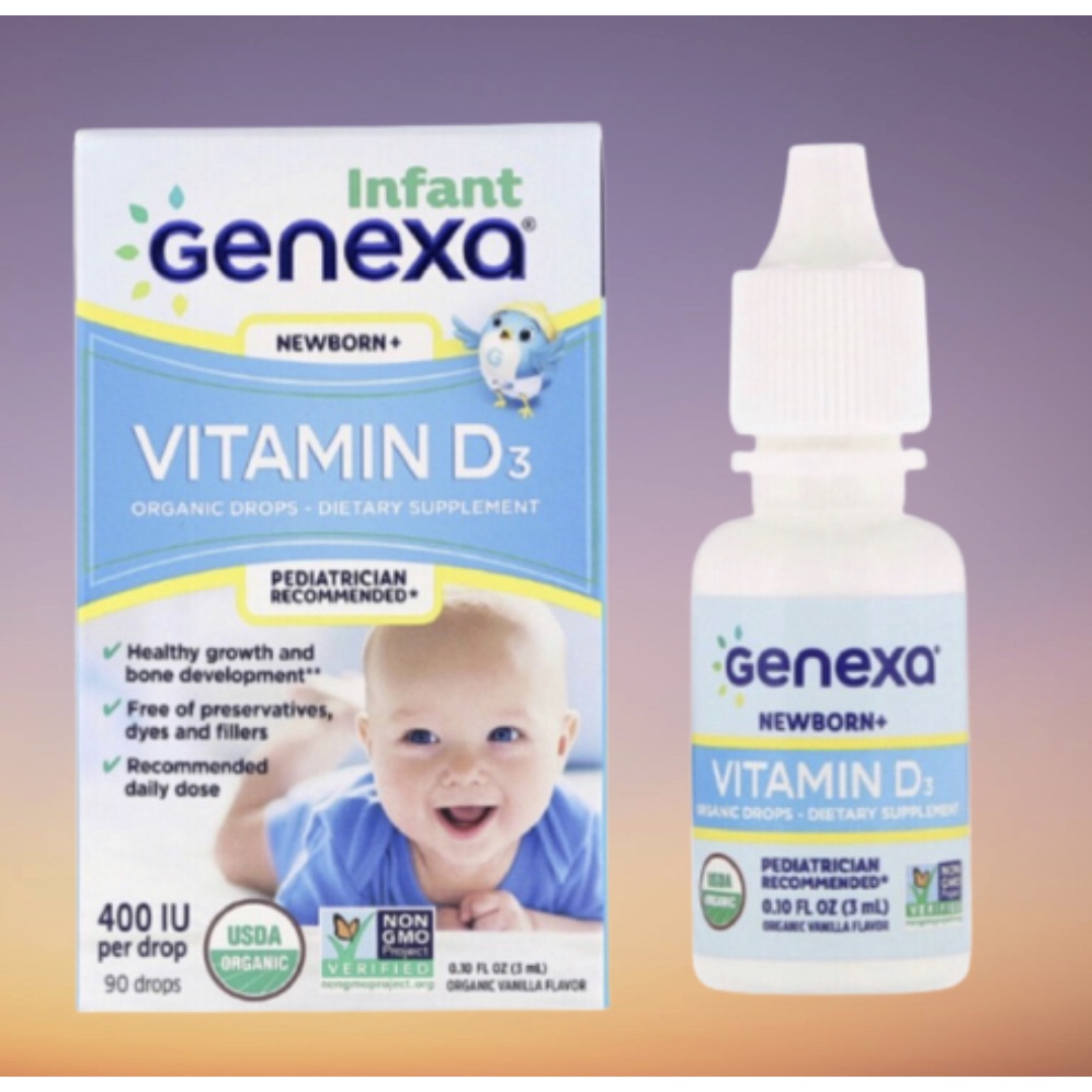 INFANT GENEXA VITAMIN D3 3ml Shopee Philippines