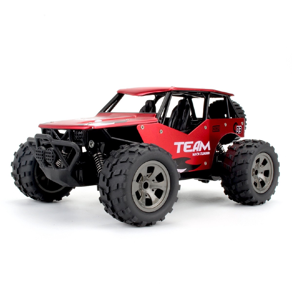 big red rc truck