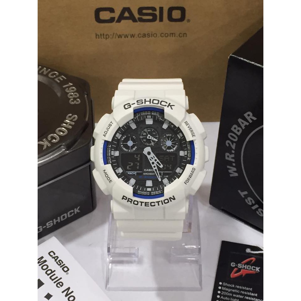 casio ga 100 white