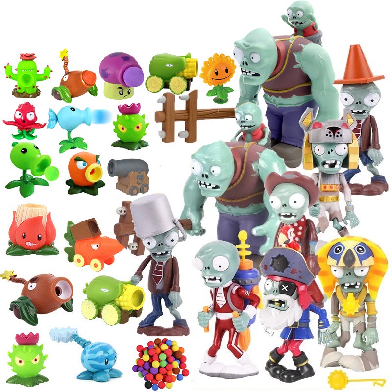 Toys Plants VS Zombies Action Figure Laruan Birthday Gift for Boys Kids ...