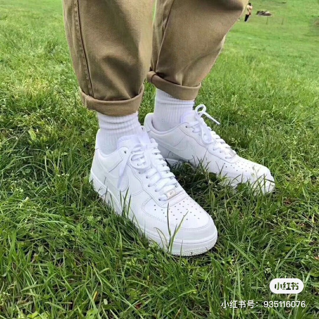 nike air force ones white mens