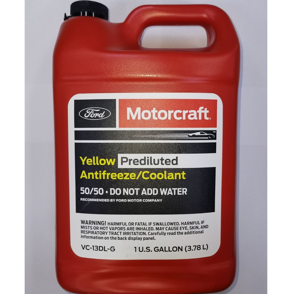 Motorcraft Yellow Antifreeze Coolant Prediluted Shopee Philippines