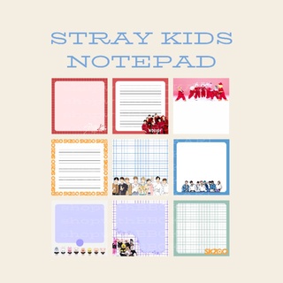 Stray Kids Notepad/Memo Pad  ( 40 sheets )