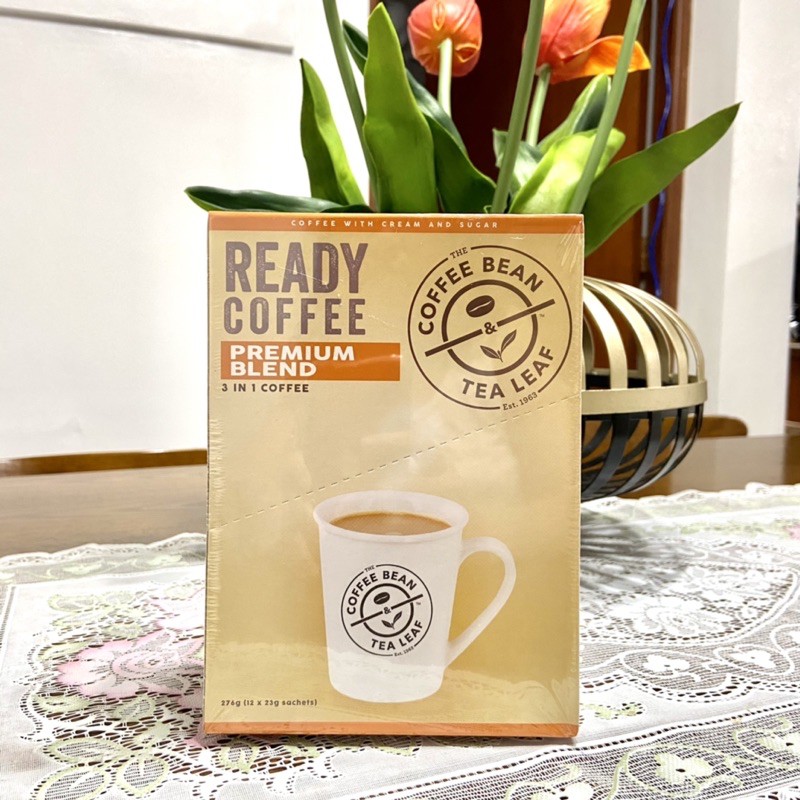CBTL Ready Coffee 3in1 Premium Blend (12 sachets x 23g) Shopee
