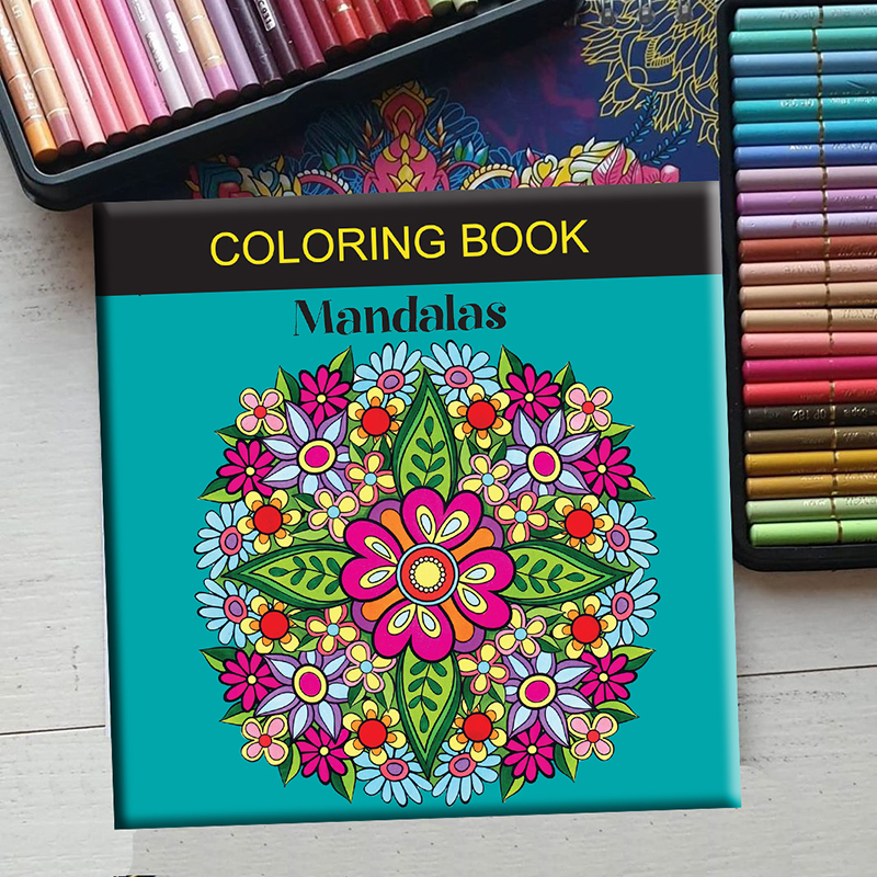 Download 20 Pages Mandala Coloring Book For Adult Shopee Philippines