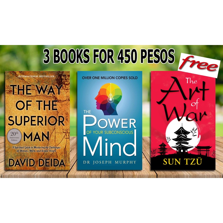 The Way Of The Superior Man Power Of The Mind Art Of War Book Bundle B 3 Books Paperback Shopee Philippines