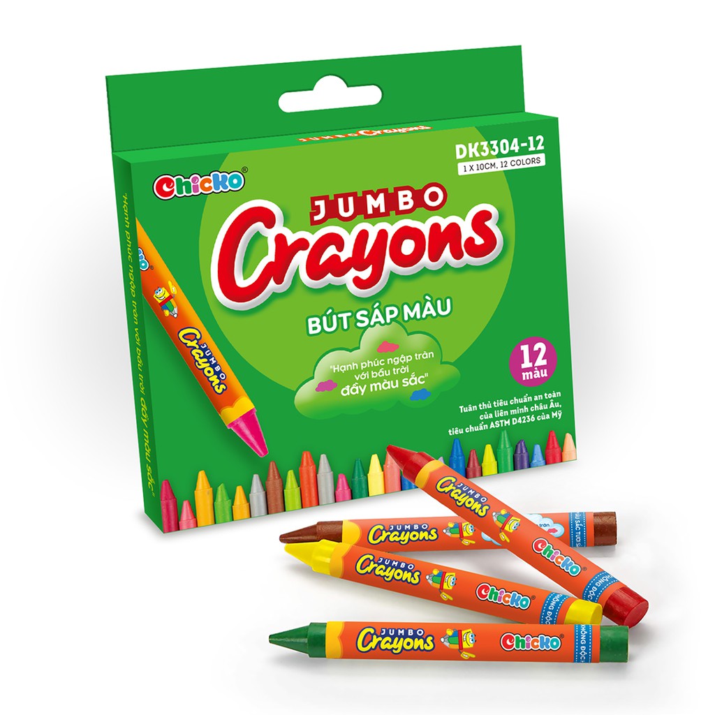 Jumbo Crayons (12 Colors) Shopee Philippines