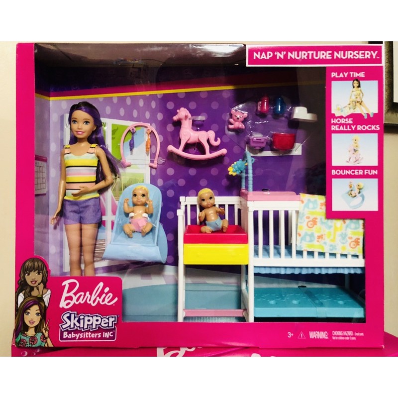 barbie nursery playset