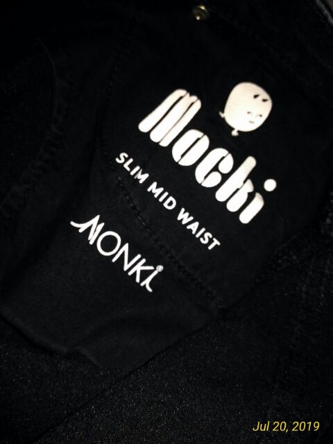 monki slim mid waist
