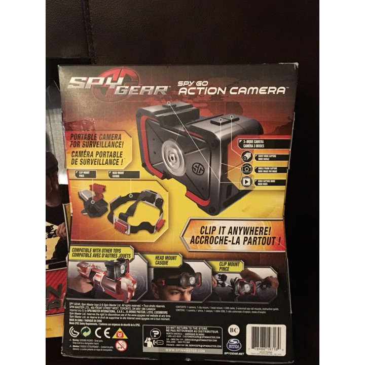 spy gear go action camera
