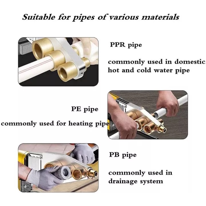 PPR Pipe Welding Fusion Machine Fusion Welding Machine、PVC Pipe Cutter Hand Tool 42mm For Cutting