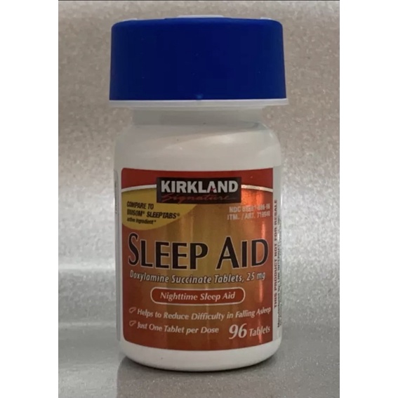 SALE Kirkland Sleep Aid 96 Tabs Shopee Philippines   37403eda61ccc691e769a3189aac7103