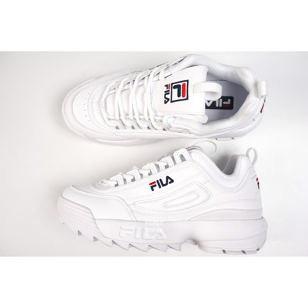 fila dad shoes white