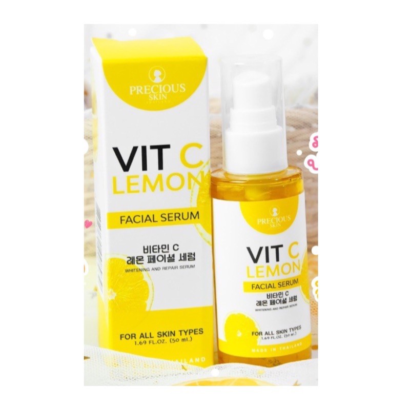 Precious Skin Vitamin C Lemon Facial Serum 50ml Shopee Philippines