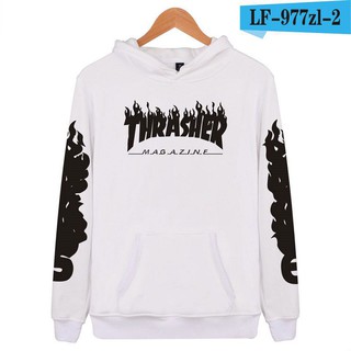 Alimoo Thrasher Men & Women Cotton Hoodie Lovers Unisex Sweatshirt Plus Size 4XL #7