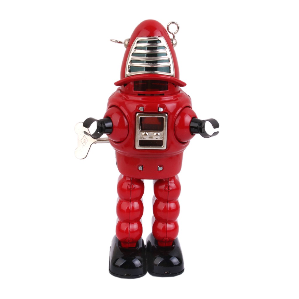 vintage wind up robot